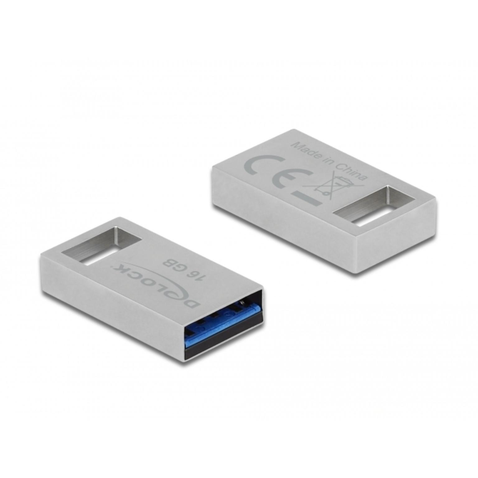 Delock - USB Stick - 16 Gigabyte - Grijs