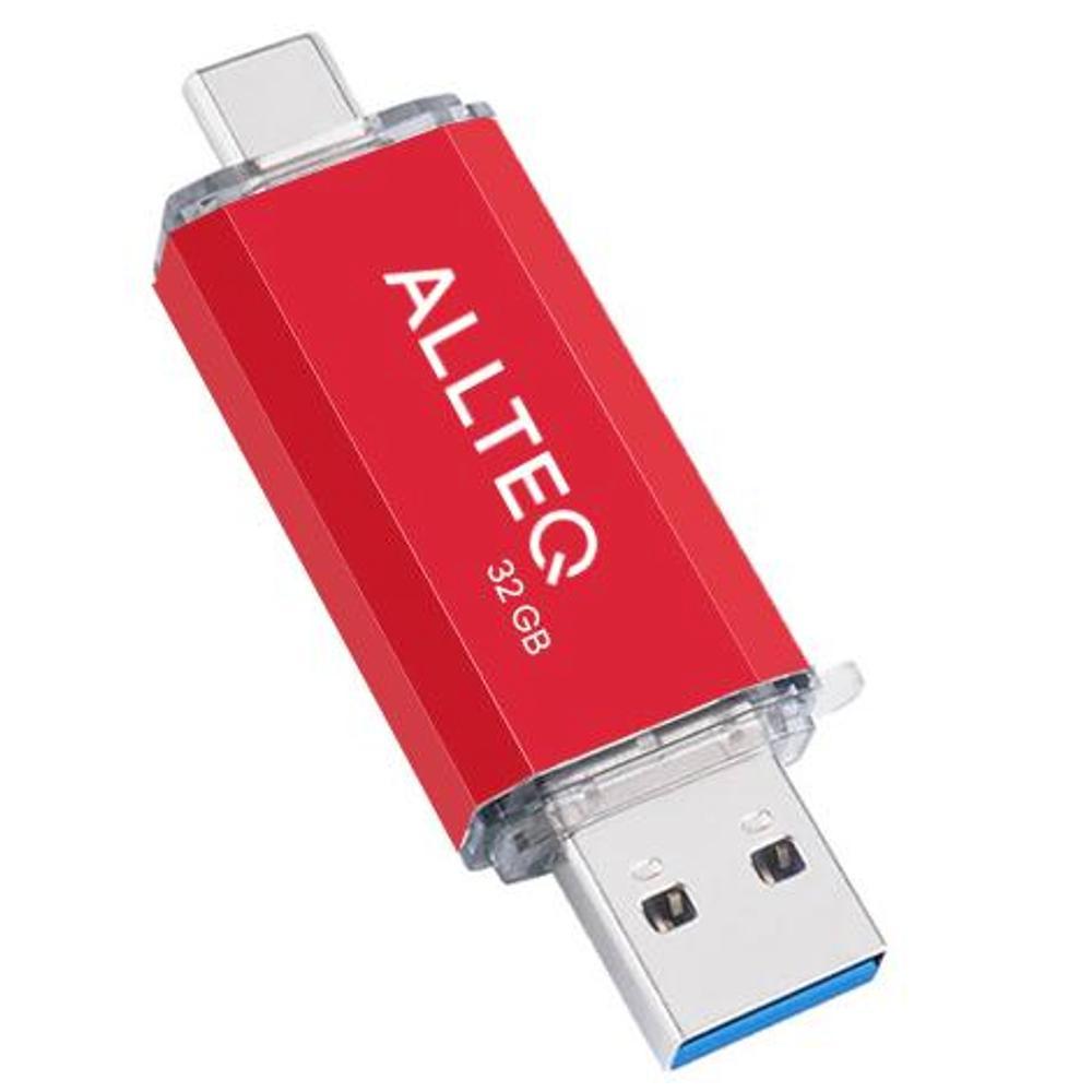 Allteq - USB Stick - Opslagcapaciteit  - 32 GB - Rood