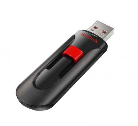 SanDisk - Cruzer Glide - USB Stick - 128 GB - Zwart
