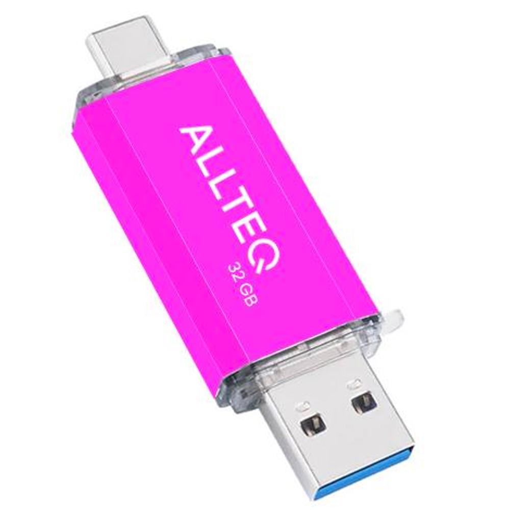 Allteq - USB Stick - Opslagcapaciteit  - 32 GB - Roze