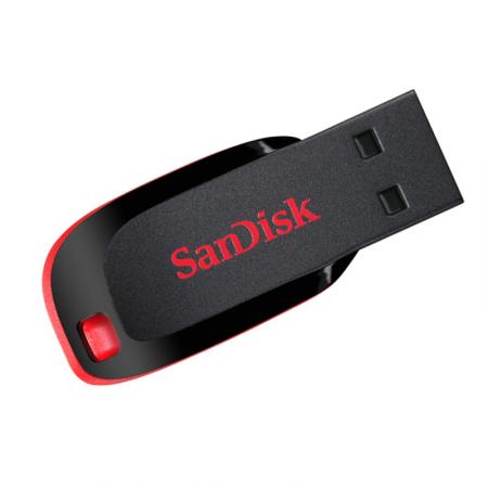SanDisk - Cruzer Blade - USB Stick - 16 GB - Zwart