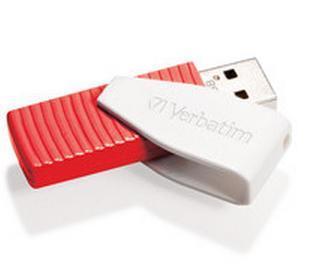 Verbatim - Swivel - USB Stick - Opslagcapaciteit  - 16 GB - Rood