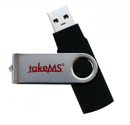 TakeMS - USB Stick - 16 GB - Zwart
